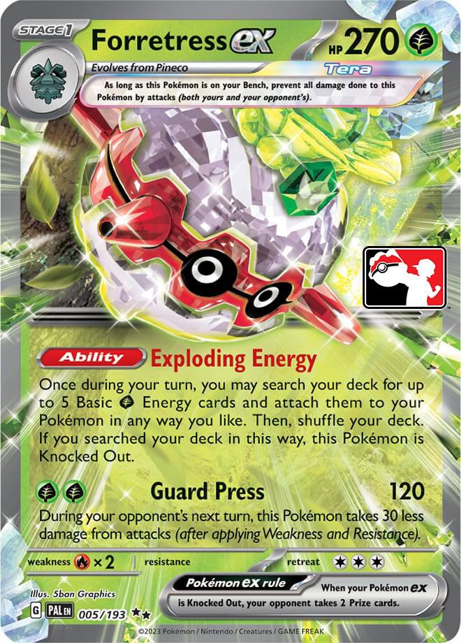 Forretress ex Series 4/5 005/193 (Prize Pack Series Cards)  - Holofoil | Good Games Adelaide SA