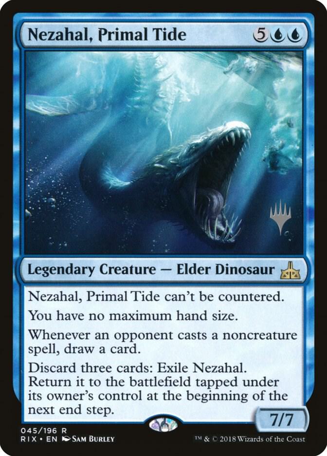 Nezahal Primal Tide 45 (Promo Pack: Core Set 2020)  - Foil | Good Games Adelaide SA