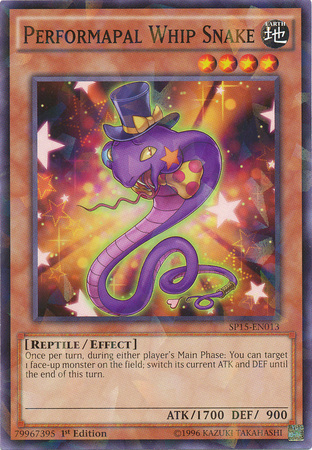 Performapal Whip Snake [SP15-EN013] Shatterfoil Rare | Good Games Adelaide SA