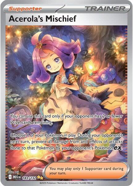 Acerola's Mischief 183/132 (ME01: Mega Evolution)  - Holofoil | Good Games Adelaide SA