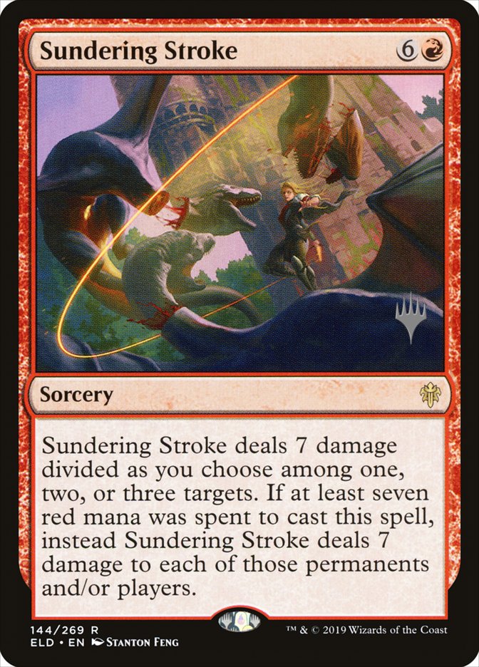 Sundering Stroke (Promo Pack) [Throne of Eldraine Promos] | Good Games Adelaide SA