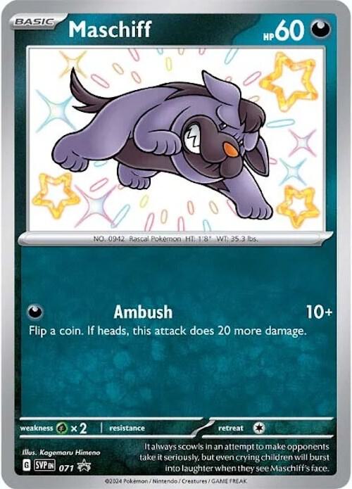 Maschiff 071 (SV: Scarlet & Violet Promo Cards)  - Holofoil | Good Games Adelaide SA