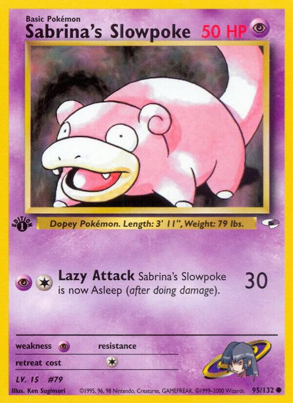 Sabrinas Slowpoke 095/132 (Gym Heroes)  - 1st Edition | Good Games Adelaide SA