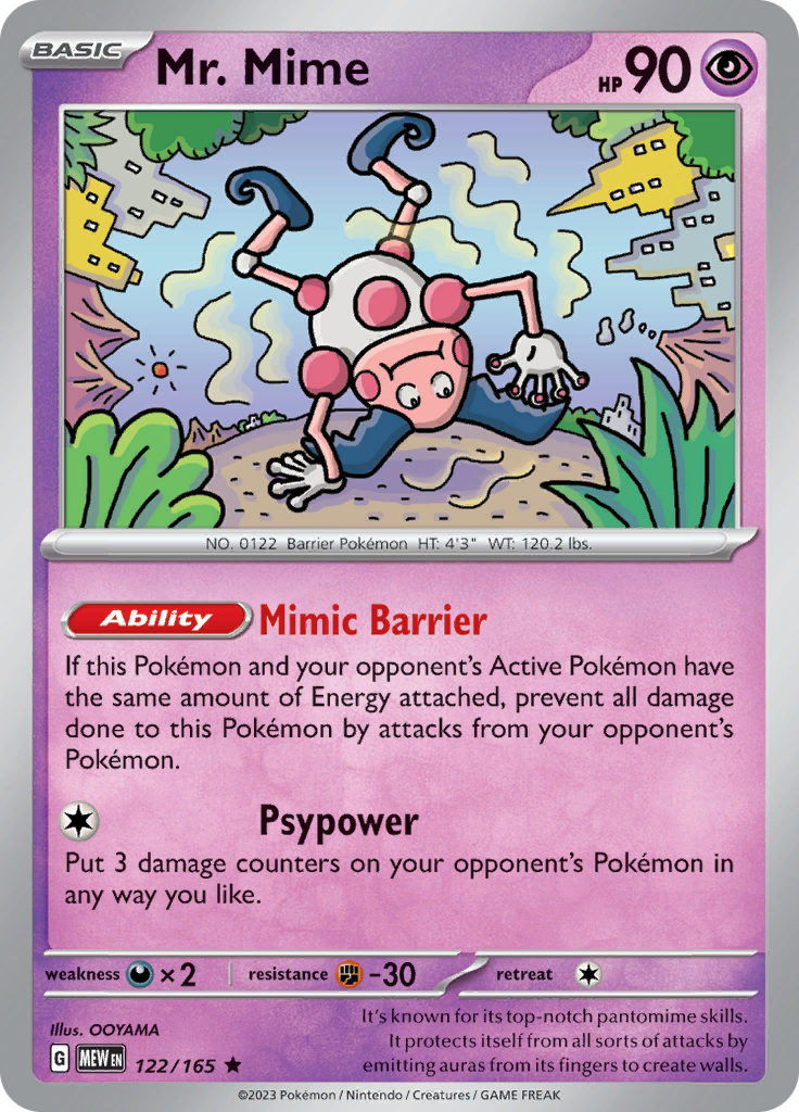 Mr. Mime (122/165) [Scarlet & Violet: 151] | Good Games Adelaide SA