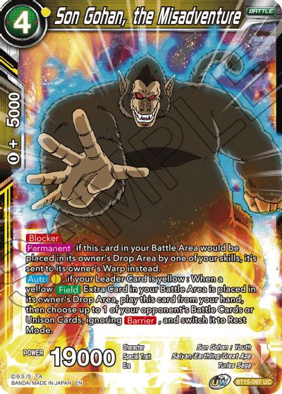 Son Gohan, the Misadventure [BT15-097] | Good Games Adelaide SA