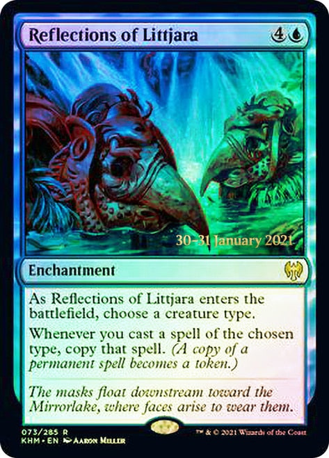 Reflections of Littjara  [Kaldheim Prerelease Promos] | Good Games Adelaide SA