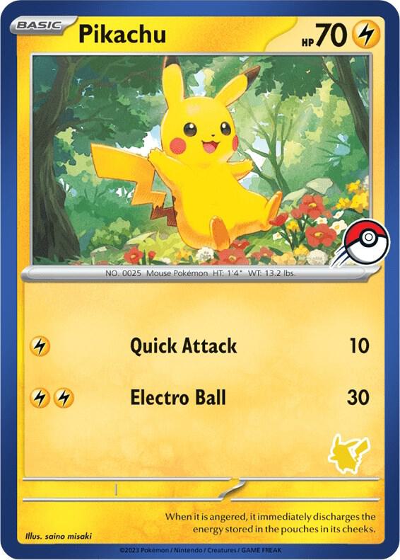 Pikachu Blue Border  (My First Battle)  | Good Games Adelaide SA