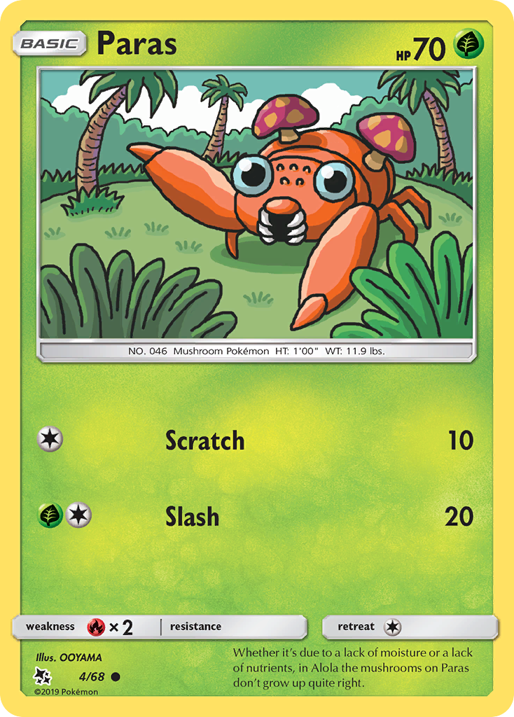 Paras (4/68) [Sun & Moon: Hidden Fates] | Good Games Adelaide SA