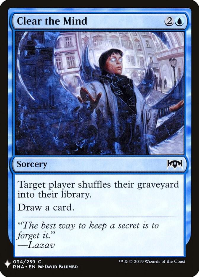 Clear the Mind 34 (The List Reprints)  | Good Games Adelaide SA