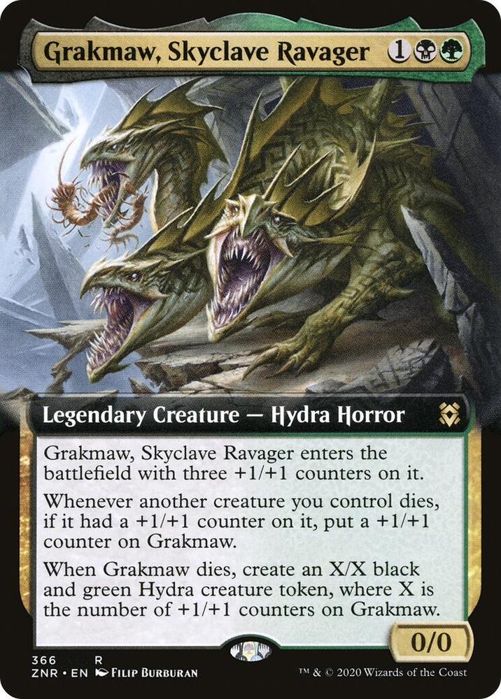 Grakmaw, Skyclave Ravager 366 (Zendikar Rising)  - Foil | Good Games Adelaide SA