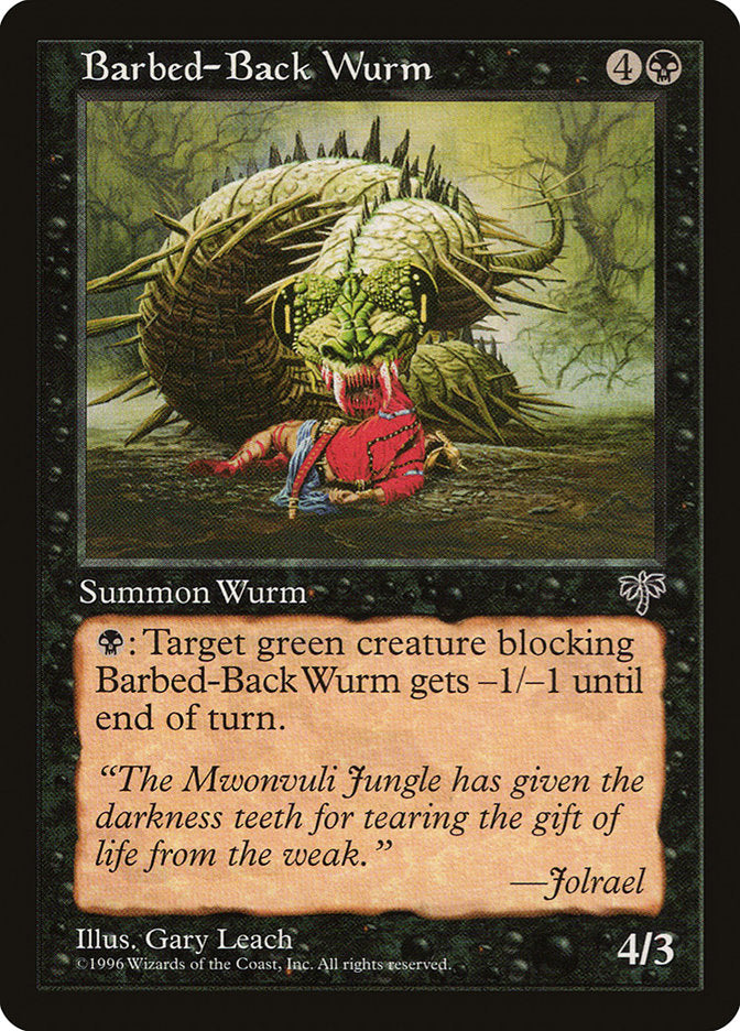 Barbed-Back Wurm  (Mirage)  | Good Games Adelaide SA