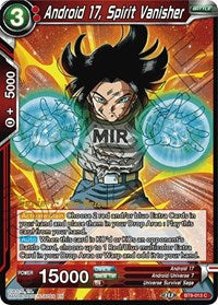Android 17, Spirit Vanisher (Universal Onslaught) [BT9-013] | Good Games Adelaide SA