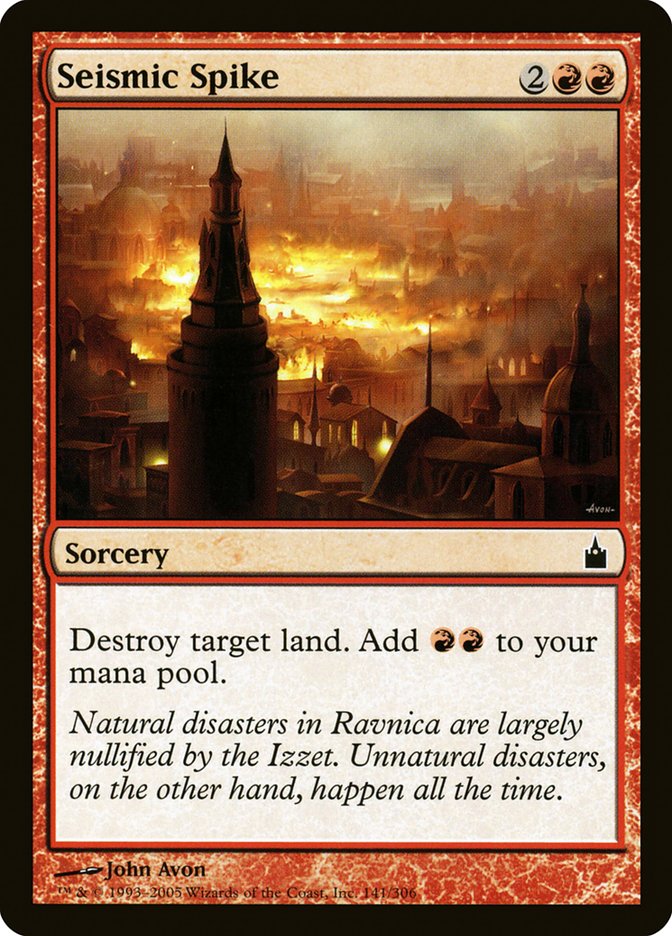 Seismic Spike 141 (Ravnica: City of Guilds)  | Good Games Adelaide SA