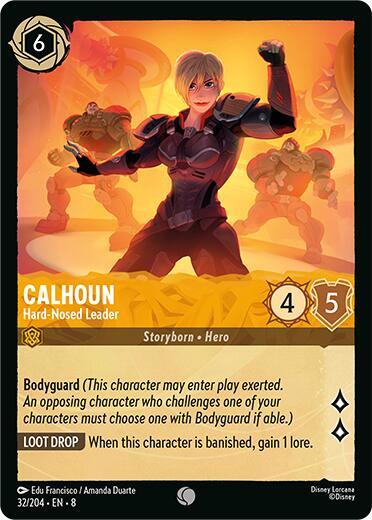 Calhoun Hard Nosed Leader 32/204 (Reign of Jafar)  - Cold Foil | Good Games Adelaide SA