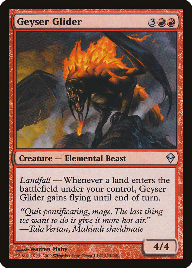 Geyser Glider [Zendikar] | Good Games Adelaide SA