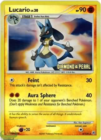 Lucario (6/130) [Burger King Promos: 2008 Collection] | Good Games Adelaide SA