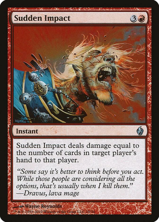 Sudden Impact 25 (Premium Deck Series: Fire and Lightning)  - Foil | Good Games Adelaide SA