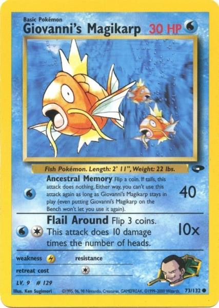 Giovanni's Magikarp (73/132) [Gym Challenge Unlimited] | Good Games Adelaide SA