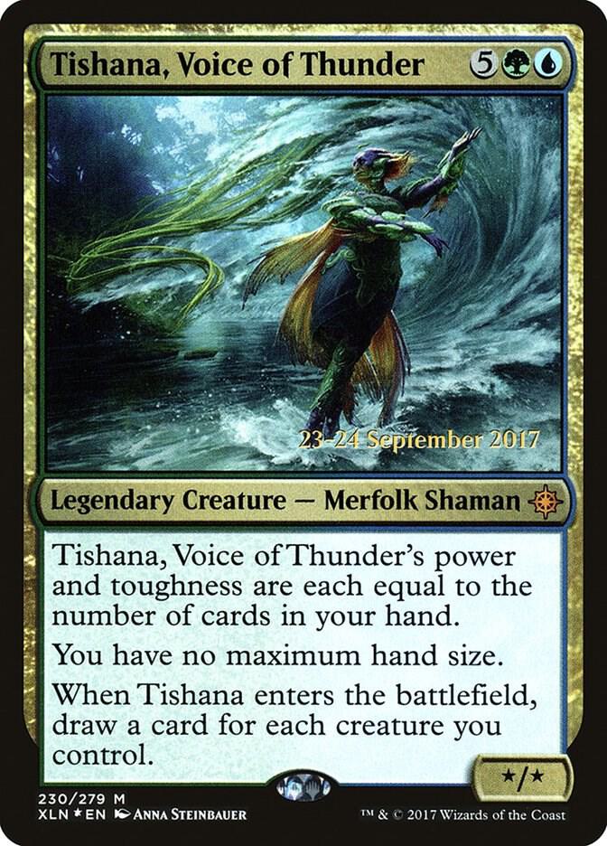Tishana Voice of Thunder 230 (Prerelease Cards)  - Foil | Good Games Adelaide SA