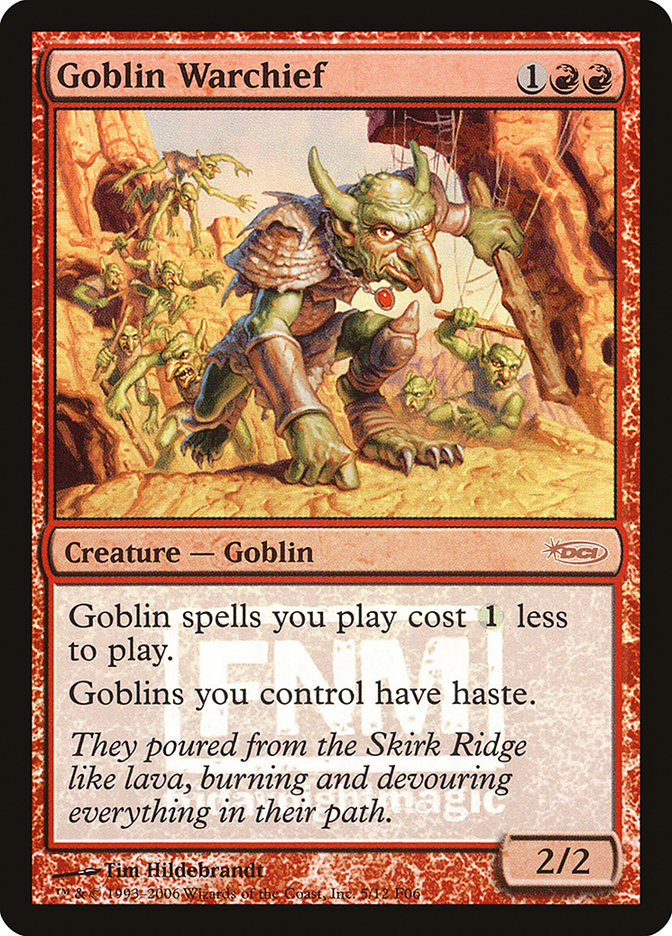 Goblin Warchief (2006) [Friday Night Magic 2006] | Good Games Adelaide SA