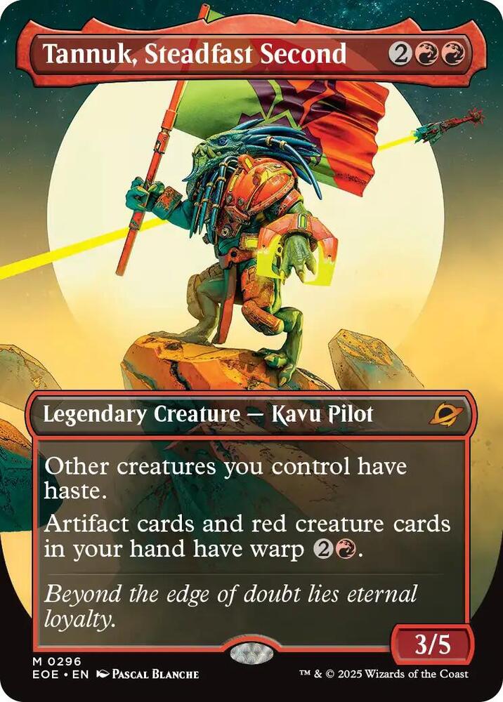 Tannuk, Steadfast Second 296 (Edge of Eternities)  - Foil | Good Games Adelaide SA