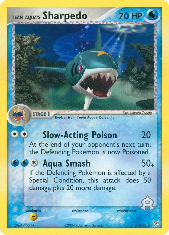 Team Aqua's Sharpedo 18/95 (Team Magma vs Team Aqua)  | Good Games Adelaide SA