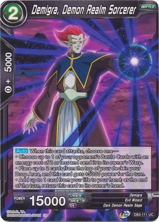 Demigra, Demon Realm Sorcerer [DB3-111] | Good Games Adelaide SA