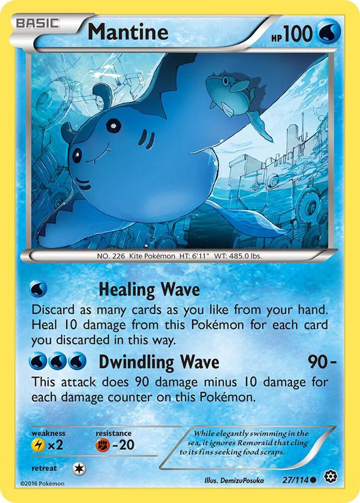 Mantine 27/114 (XY - Steam Siege)  | Good Games Adelaide SA