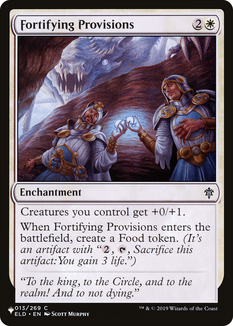 Fortifying Provisions [The List] | Good Games Adelaide SA