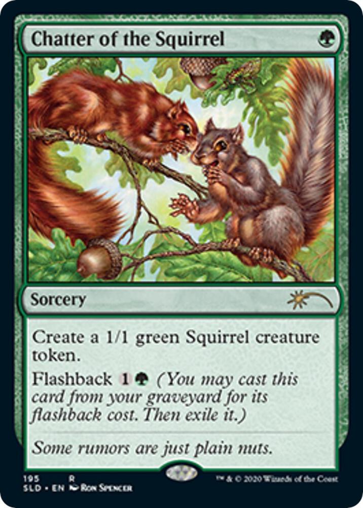 Chatter of the Squirrel 195 (Secret Lair Drop Series)  - Foil | Good Games Adelaide SA
