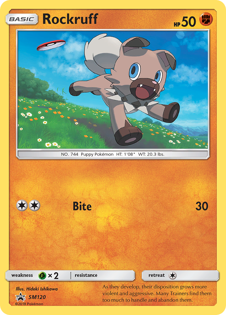 Rockruff (SM120) [Sun & Moon: Black Star Promos] | Good Games Adelaide SA