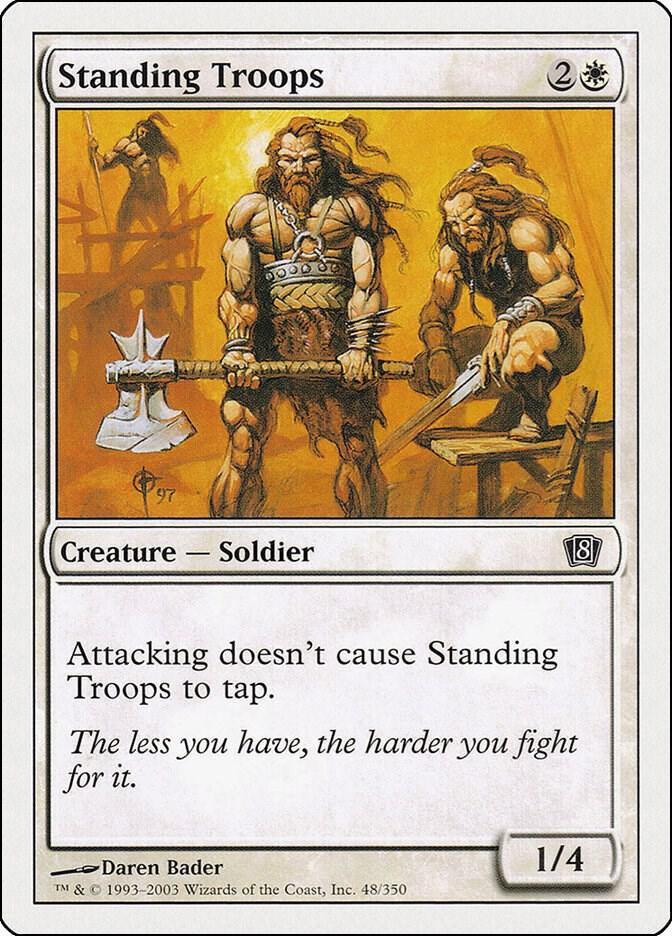 Standing Troops 48 (8th Edition)  - Foil | Good Games Adelaide SA