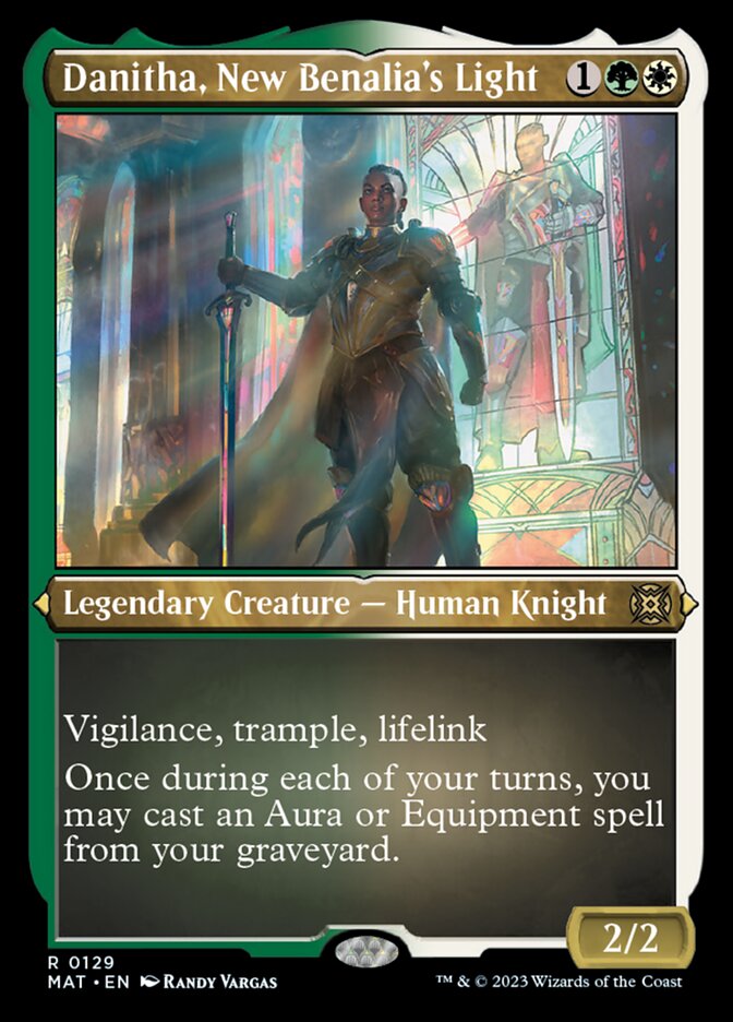 Danitha, New Benalia's Light (Foil Etched) [March of the Machine: The Aftermath] | Good Games Adelaide SA