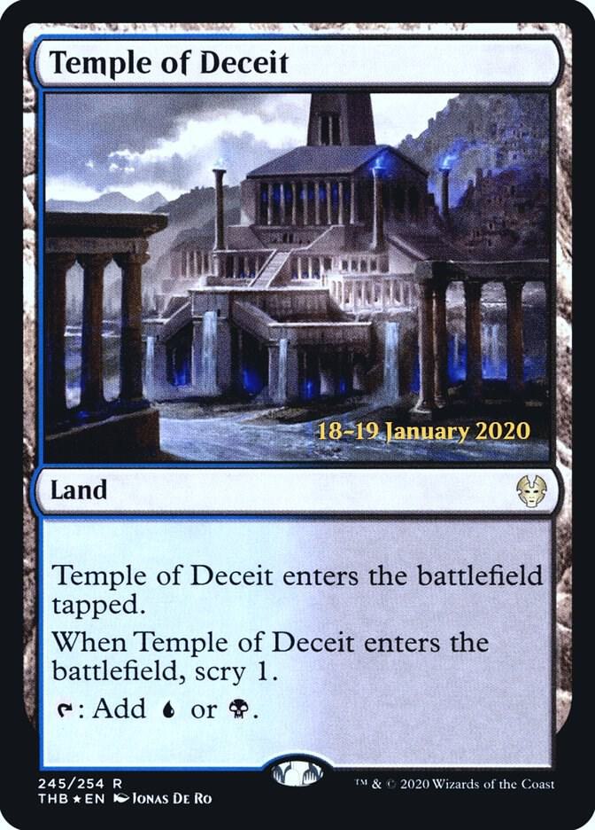Temple of Deceit 245 (Prerelease Cards)  - Foil | Good Games Adelaide SA