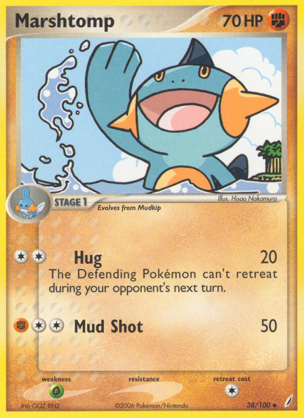 Marshtomp (38/100) [EX: Crystal Guardians] | Good Games Adelaide SA