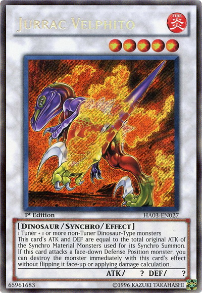 Jurrac Velphito [HA03-EN027] Secret Rare | Good Games Adelaide SA