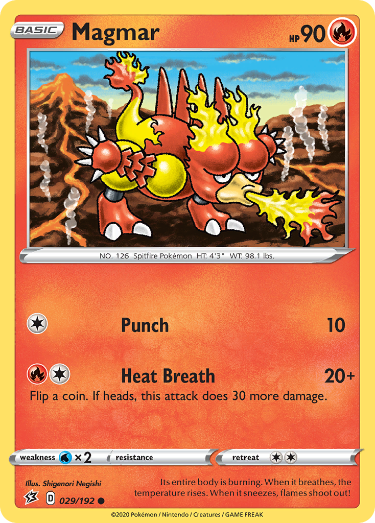 Magmar (029/192) [Sword & Shield: Rebel Clash] | Good Games Adelaide SA
