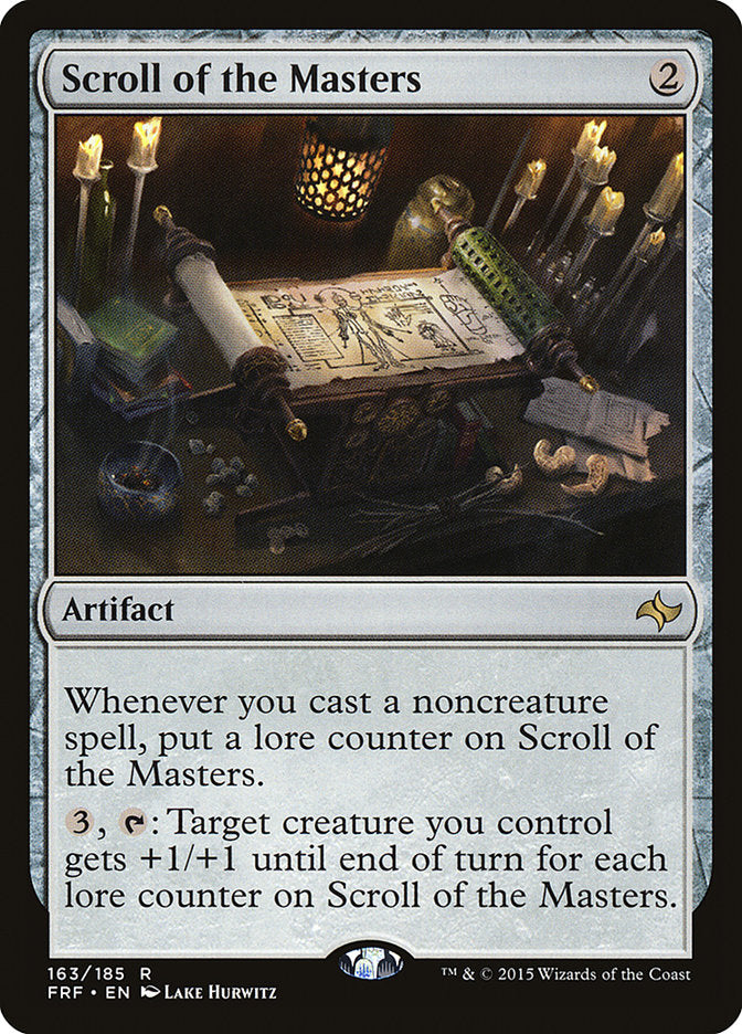 Scroll of the Masters 163/185 (Fate Reforged)  - Foil | Good Games Adelaide SA