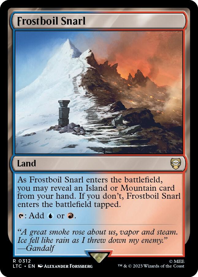 Frostboil Snarl 312 (Commander: The Lord of the Rings: Tales of Middle-earth)  | Good Games Adelaide SA