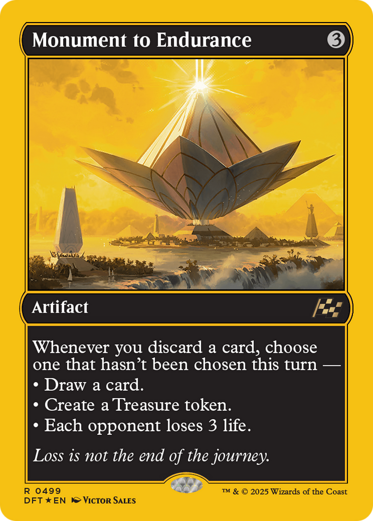 Monument to Endurance (First-Place Foil) [Aetherdrift] | Good Games Adelaide SA