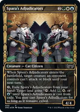Sparas Adjudicators Gilded Foil 400 (Streets of New Capenna)  - Foil | Good Games Adelaide SA