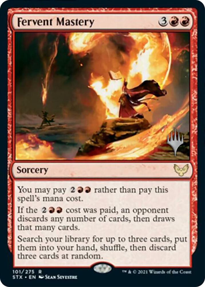 Fervent Mastery 101 (Promo Pack: Strixhaven)  - Foil | Good Games Adelaide SA