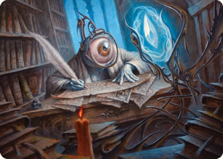 Unblinking Observer Art Card [Innistrad: Midnight Hunt Art Series] | Good Games Adelaide SA
