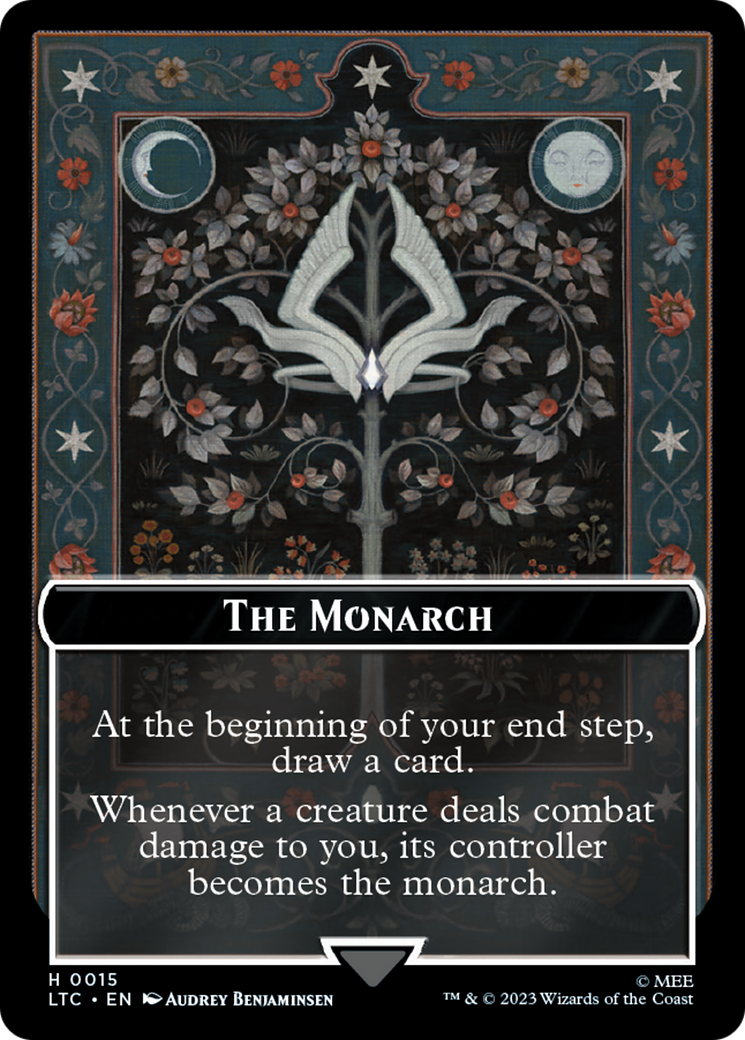 The Monarch // Treasure Double-Sided Token [The Lord of the Rings: Tales of Middle-Earth Commander Tokens] | Good Games Adelaide SA