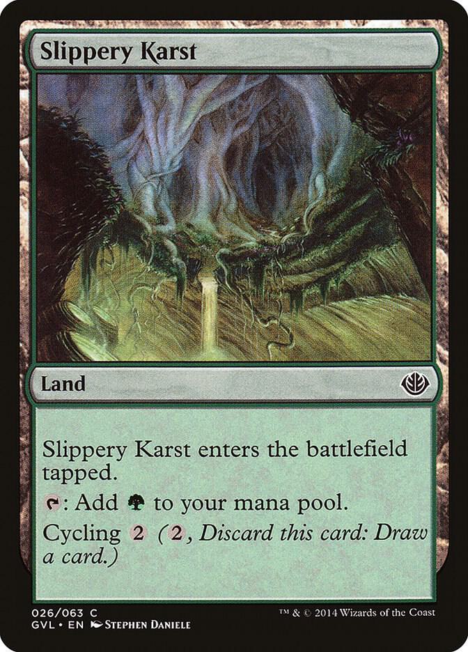 Slippery Karst 26 (Duel Decks: Anthology)  | Good Games Adelaide SA