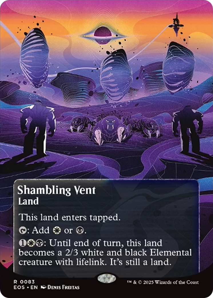 Shambling Vent (0083) (Borderless) [Edge of Eternities: Stellar Sights] | Good Games Adelaide SA