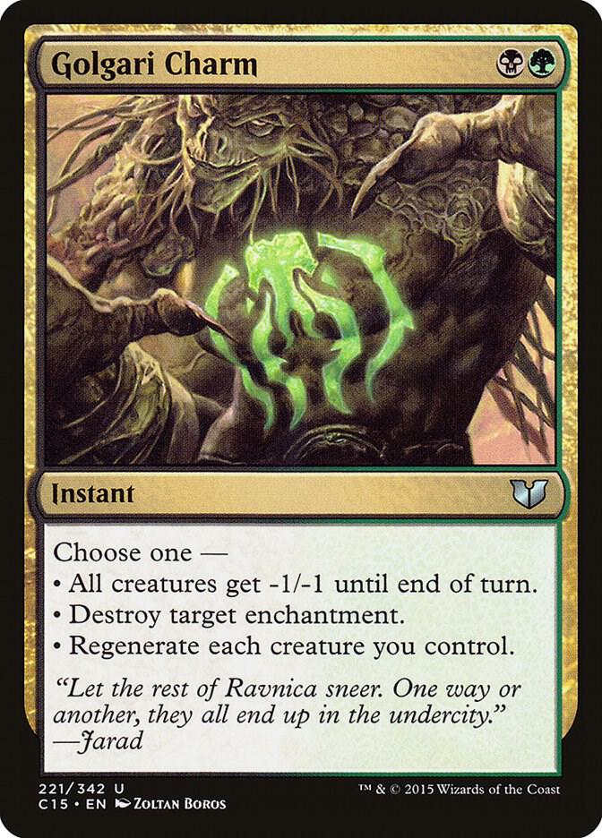 Golgari Charm 221 (Commander 2015)  | Good Games Adelaide SA