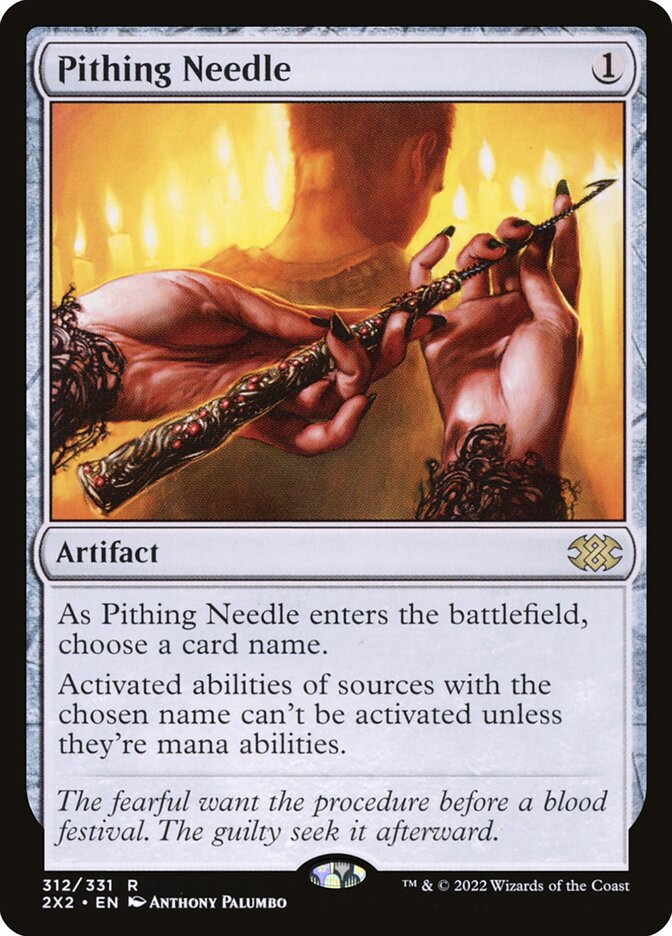 Pithing Needle 312 (Double Masters 2022)  - Foil | Good Games Adelaide SA