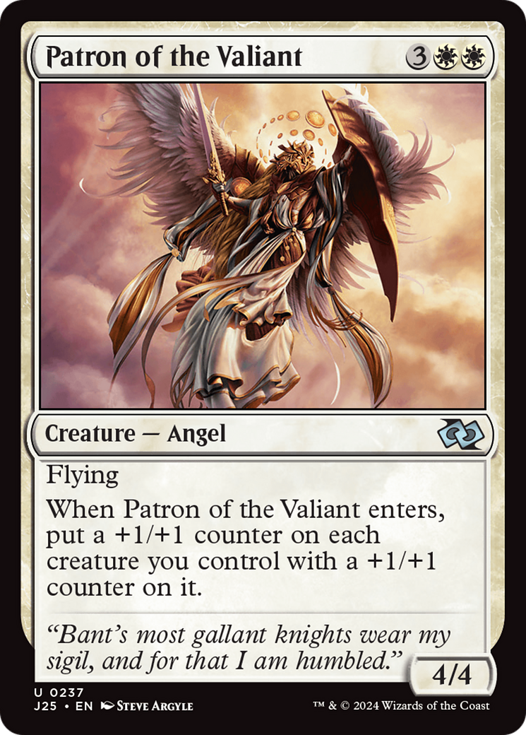 Patron of the Valiant [Foundations Jumpstart] | Good Games Adelaide SA