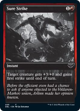 Sure Strike 446 (Innistrad: Double Feature)  - Foil | Good Games Adelaide SA
